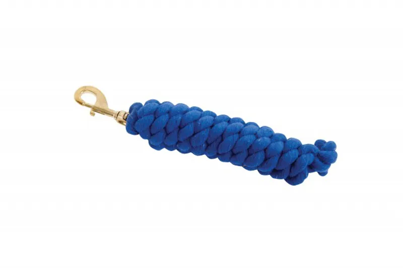 Roma Cotton Brass Snap Lead - Blue