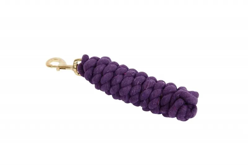 Roma Cotton Brass Snap Lead - Purple