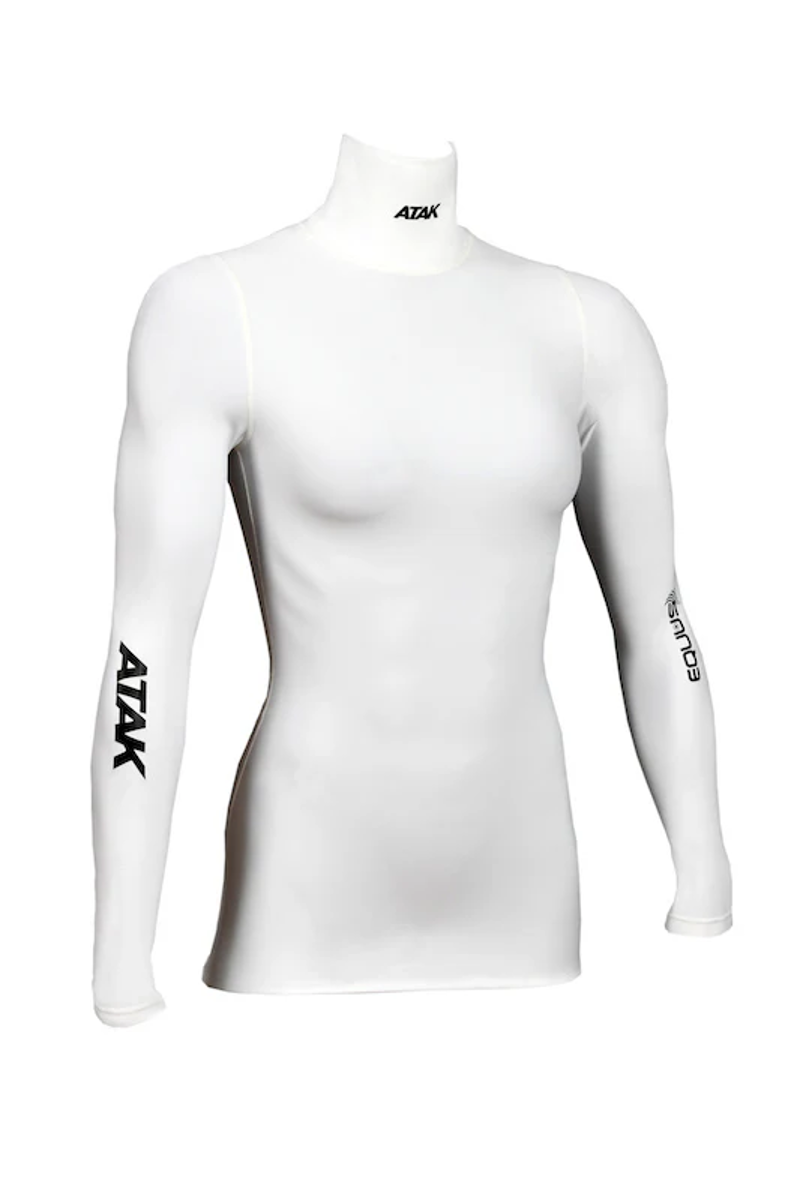 ATAK Unisex Equus Compression Shirt - White-1