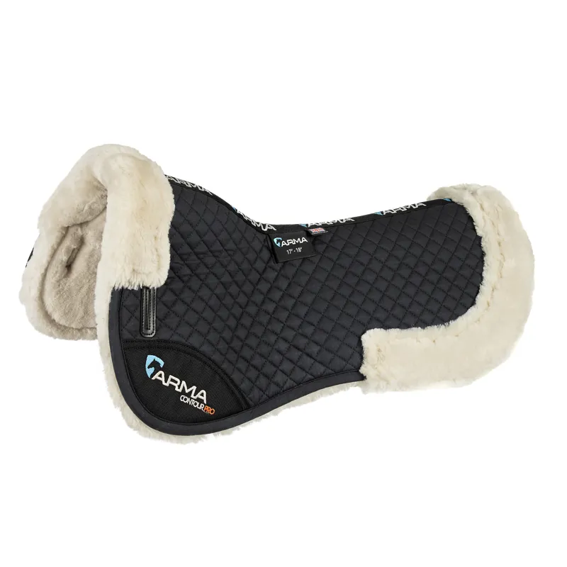Shires ARMA Half Pad - Black/Natural