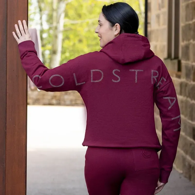 Coldstream Cheswick Diamante Hoodie - Windsor Wine-1
