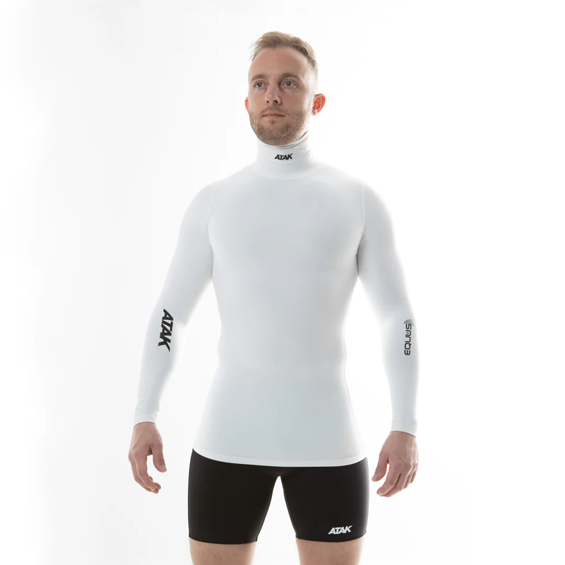 ATAK Unisex Equus Compression Shirt - White-2