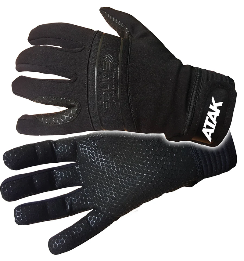 ATAK Adults Equus Equestrian Gloves - Black-1