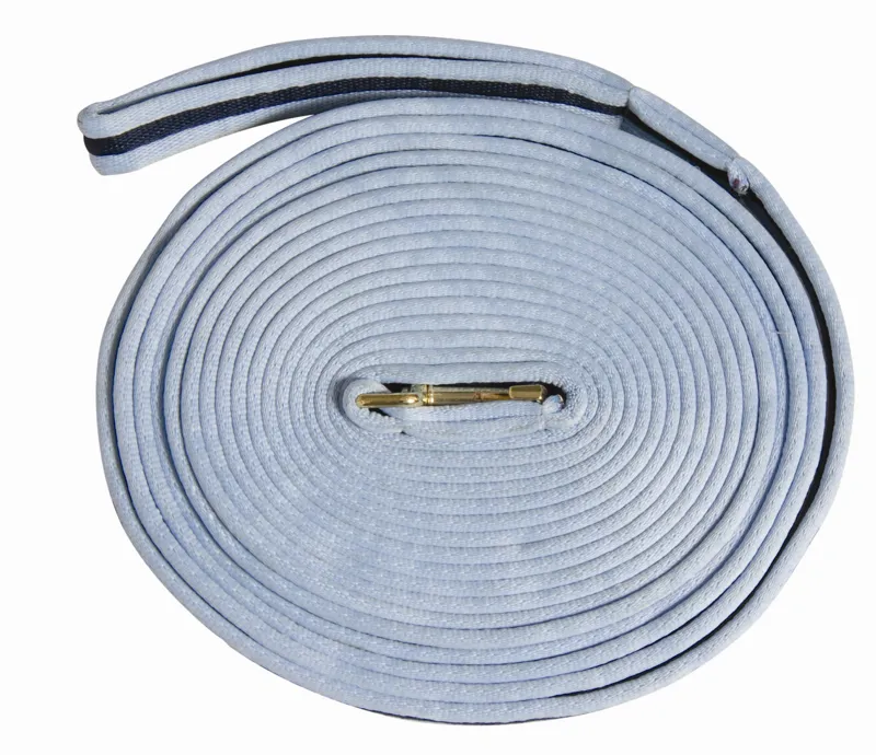 Kincade Two Tone Padded Lunging Rein Light - Blue/Navy