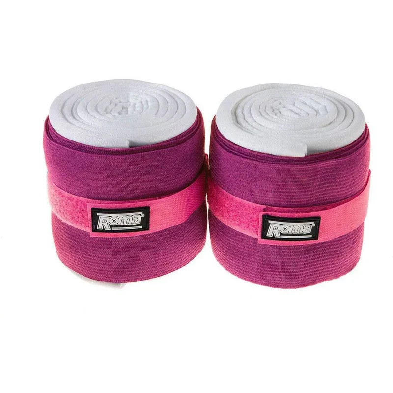 Roma Support Bandages - 2 Pack - Fuchsia