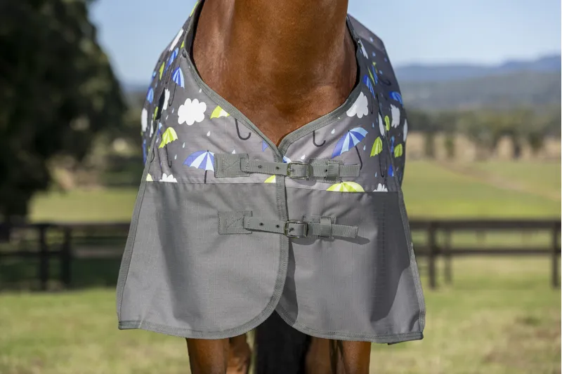 WeatherBeeta ComFiTec Essential Standard Neck 0g Rug - Umbrella Print-2