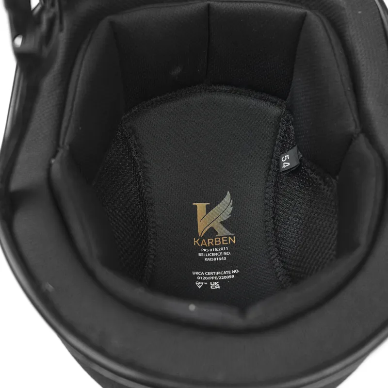 Shires Karben Junior Skull Cap - Black-4