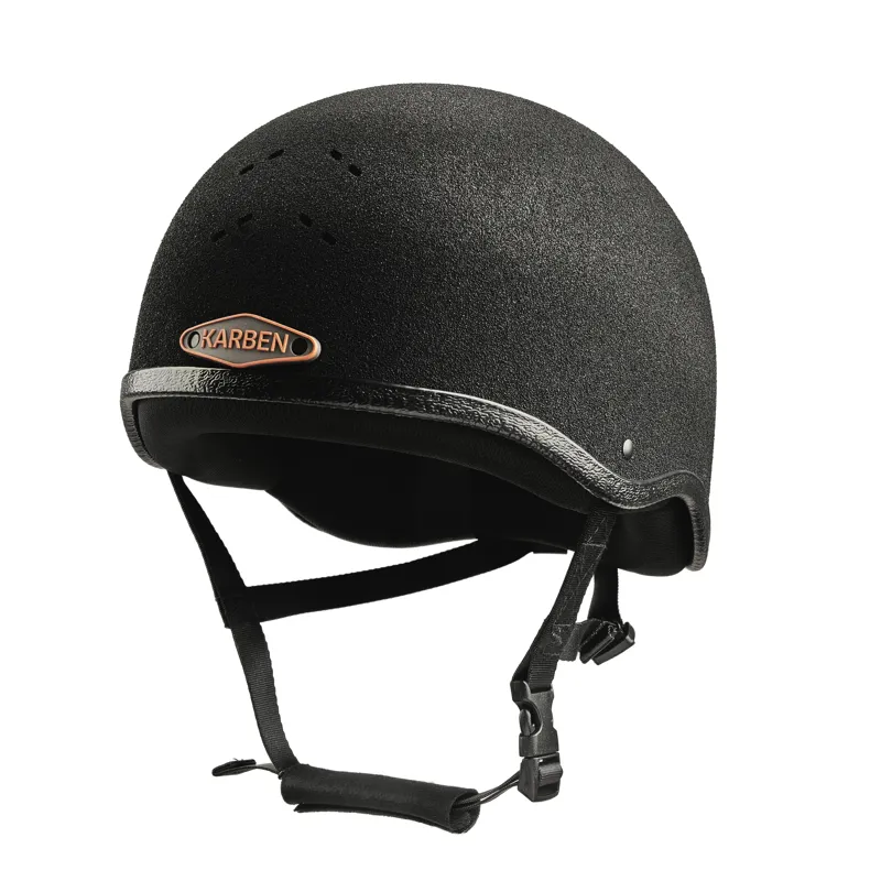 Shires Karben Junior Skull Cap - 55cm - Black-2