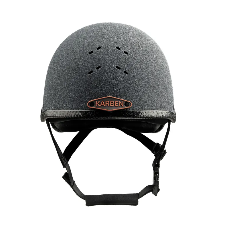 Shires Karben Junior Skull Cap - Grey - Old Style