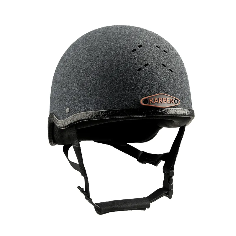 Shires Karben Junior Skull Cap - Grey - Old Style-1