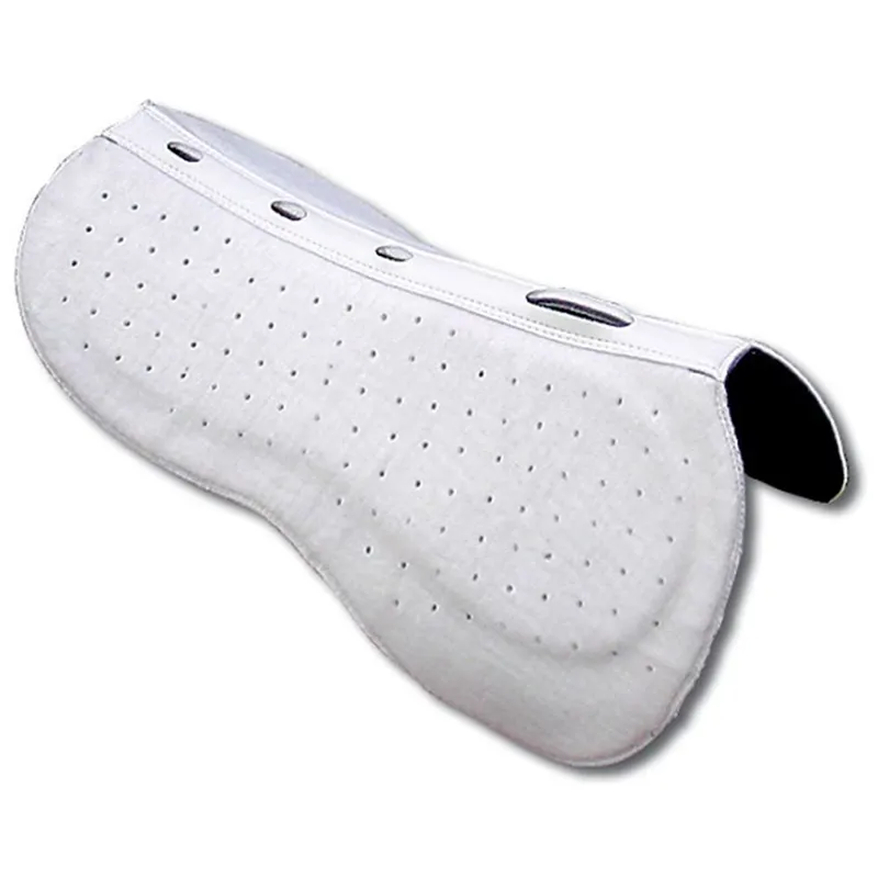 Cavallo English Wedge Saddle Pad - White