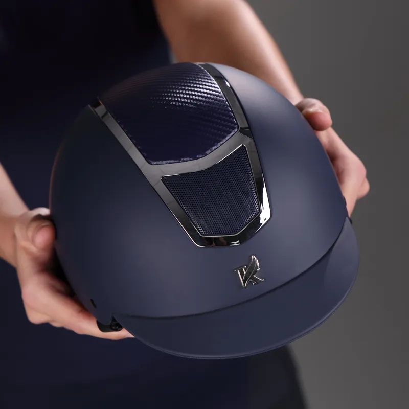 Shires Karben Sienna Riding Hat - 53-55cm - Navy-2