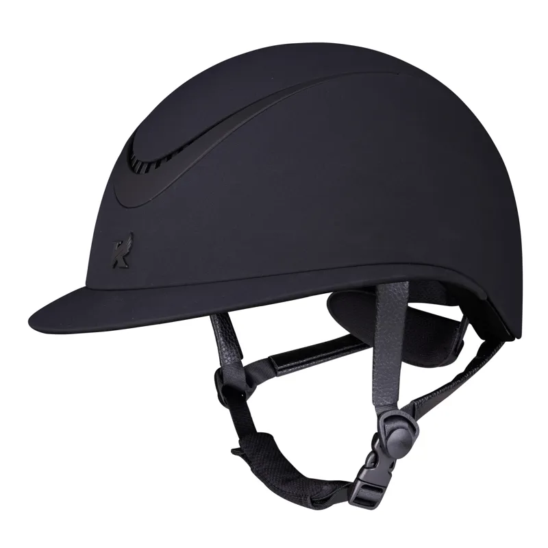 Shires Karben Aria Ellipse Riding Hat - Black-2