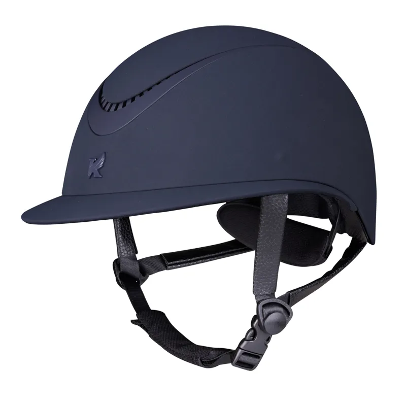 Shires Karben Aria Ellipse Riding Hat - Navy-3
