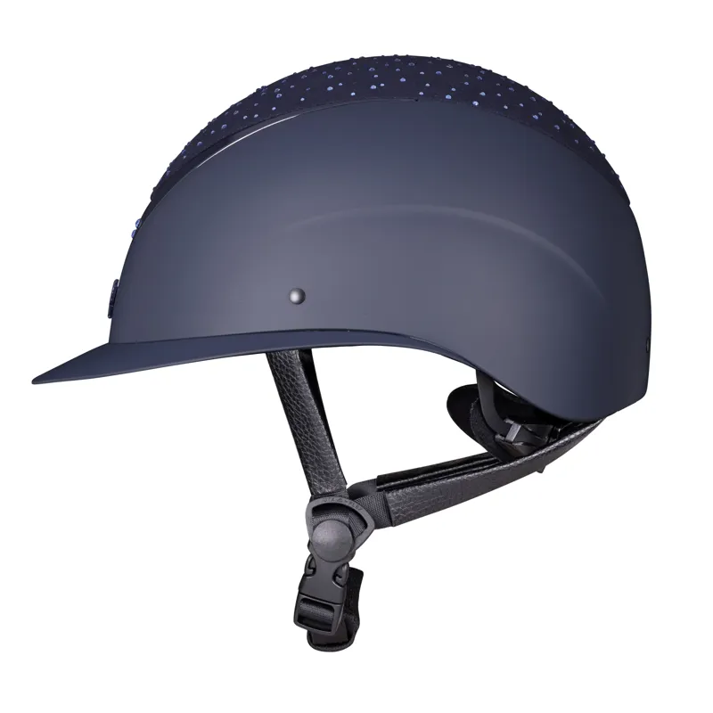 Shires Karben Viola Ellipse Riding Hat - Navy-2