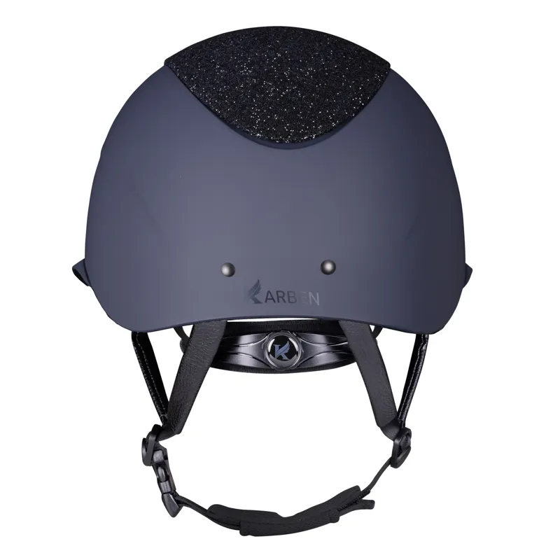 Shires Karben Lia Ellipse Riding Hat - Navy-3