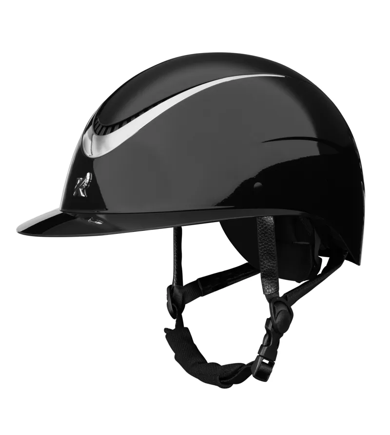Shires Karben Alina Ellipse Riding Hat - 58-60cm - Black/Gun Metal - Unboxed-1