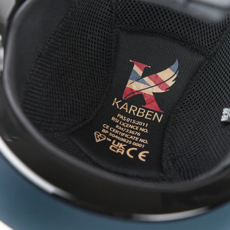 Shires Karben Elena Riding Hat - Navy-6