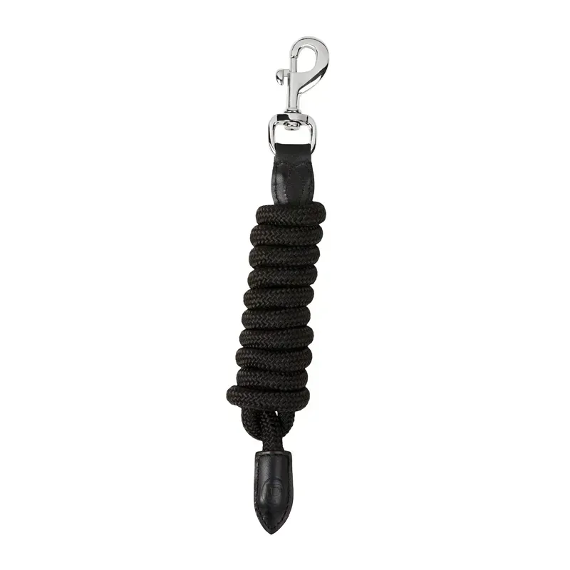 Dublin Leather Rope Lead 2m - Black