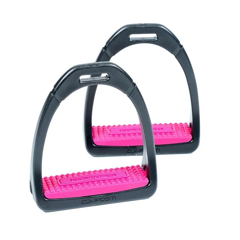 Compositi Premium Adult Profile Stirrups - Pink