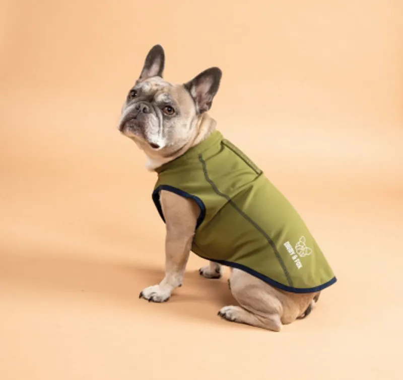 Shires Digby and Fox Softshell Dog Coat - Olive