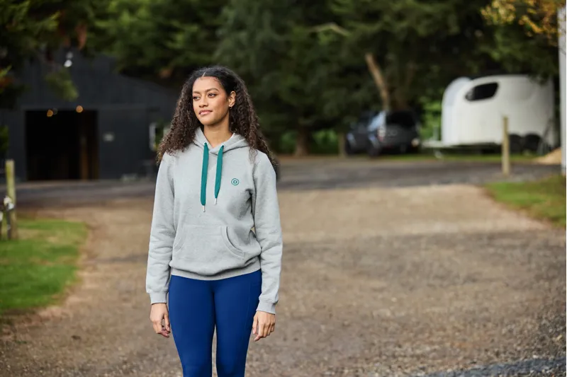 Dublin Camile Contrast Tie Hoodie - Grey Marble-7