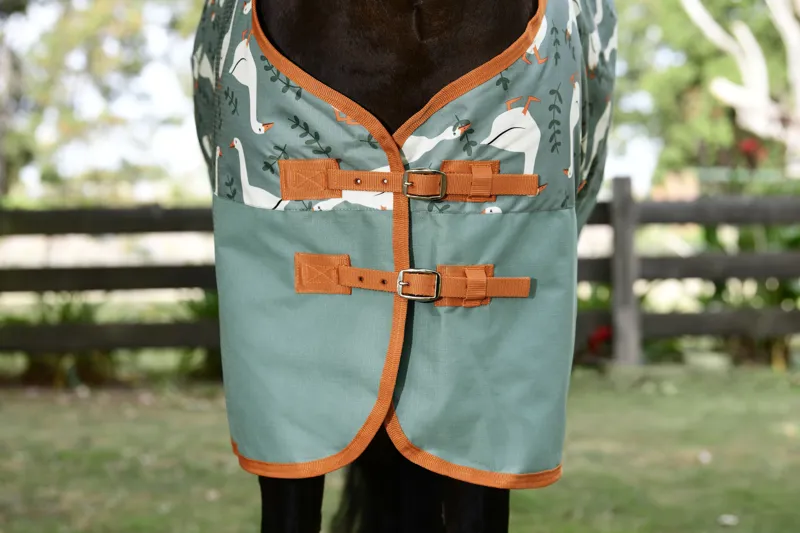 WeatherBeeta ComFiTec Tyro Standard Neck 50g Plus Rug - Goose Print-4