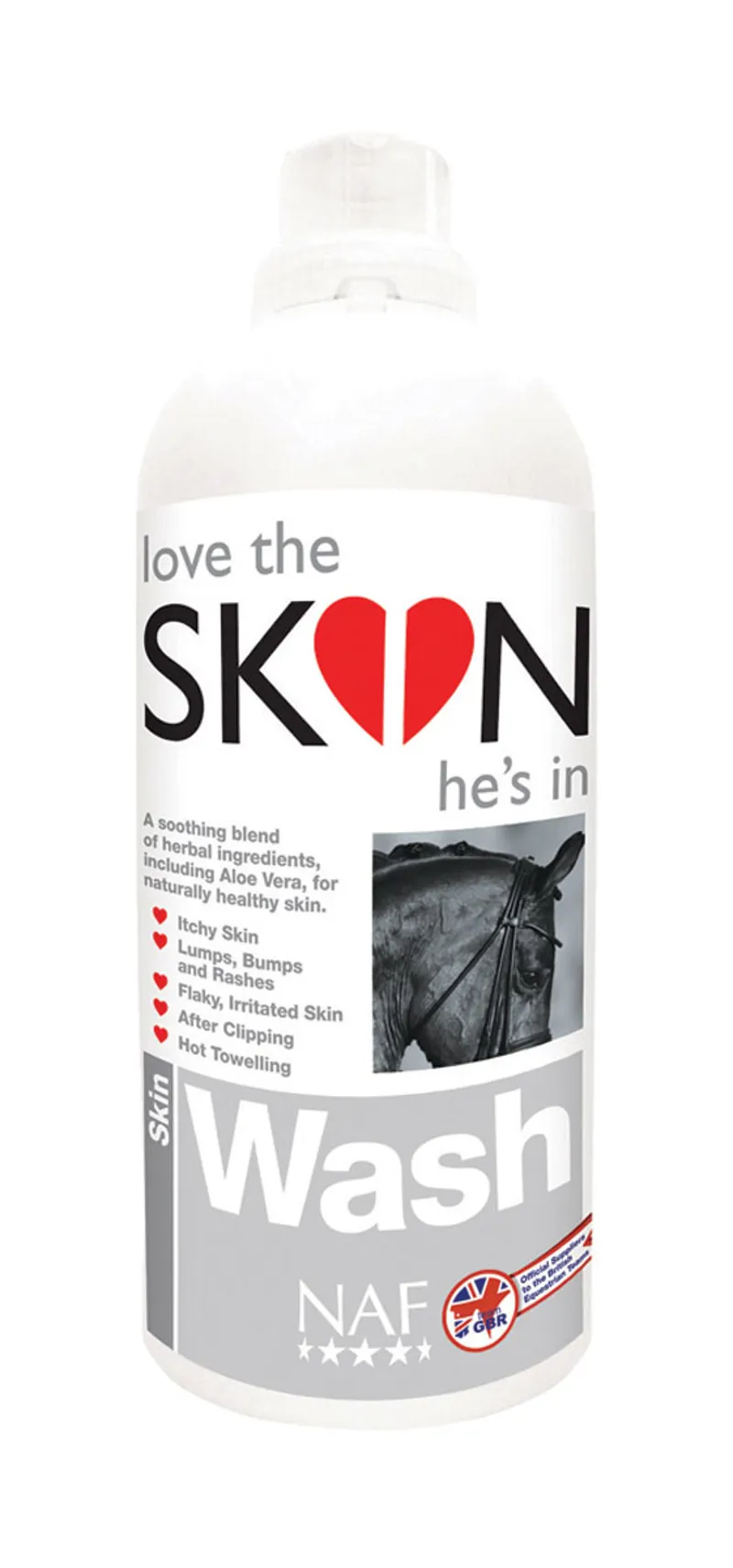 NAF Love The Skin He's In Skin Wash With Free NAF Deep Cleansing Towel - 1 litre-1