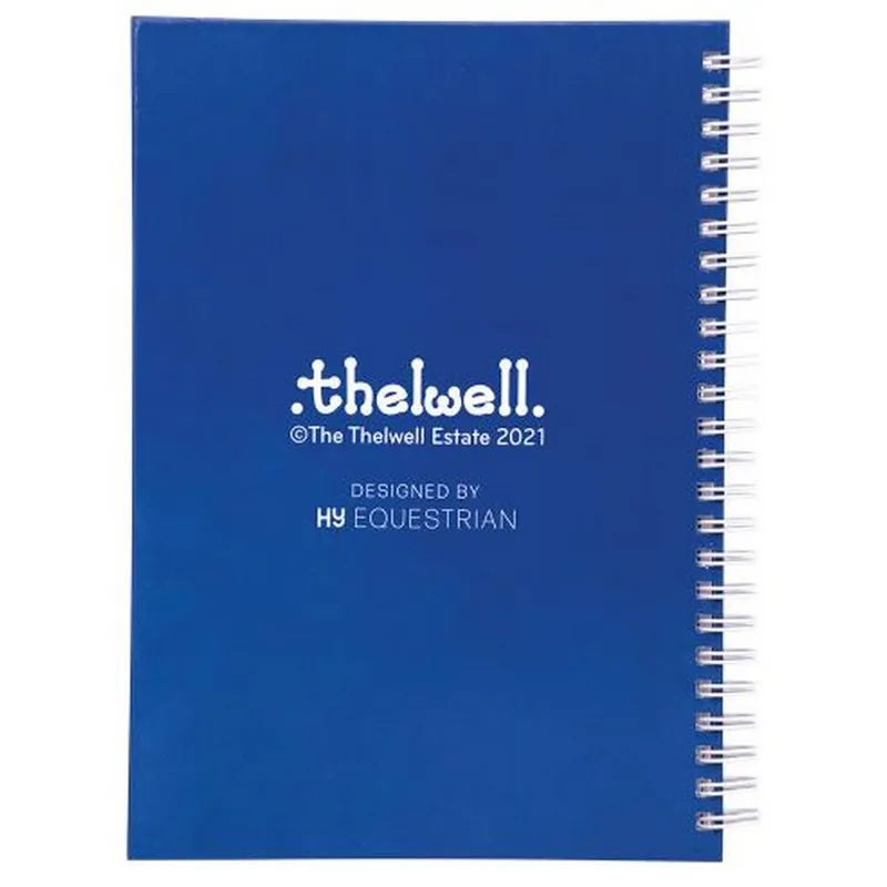 Hy Equestrian Thelwell Collection Jumps Notebook - Classic Blue-2