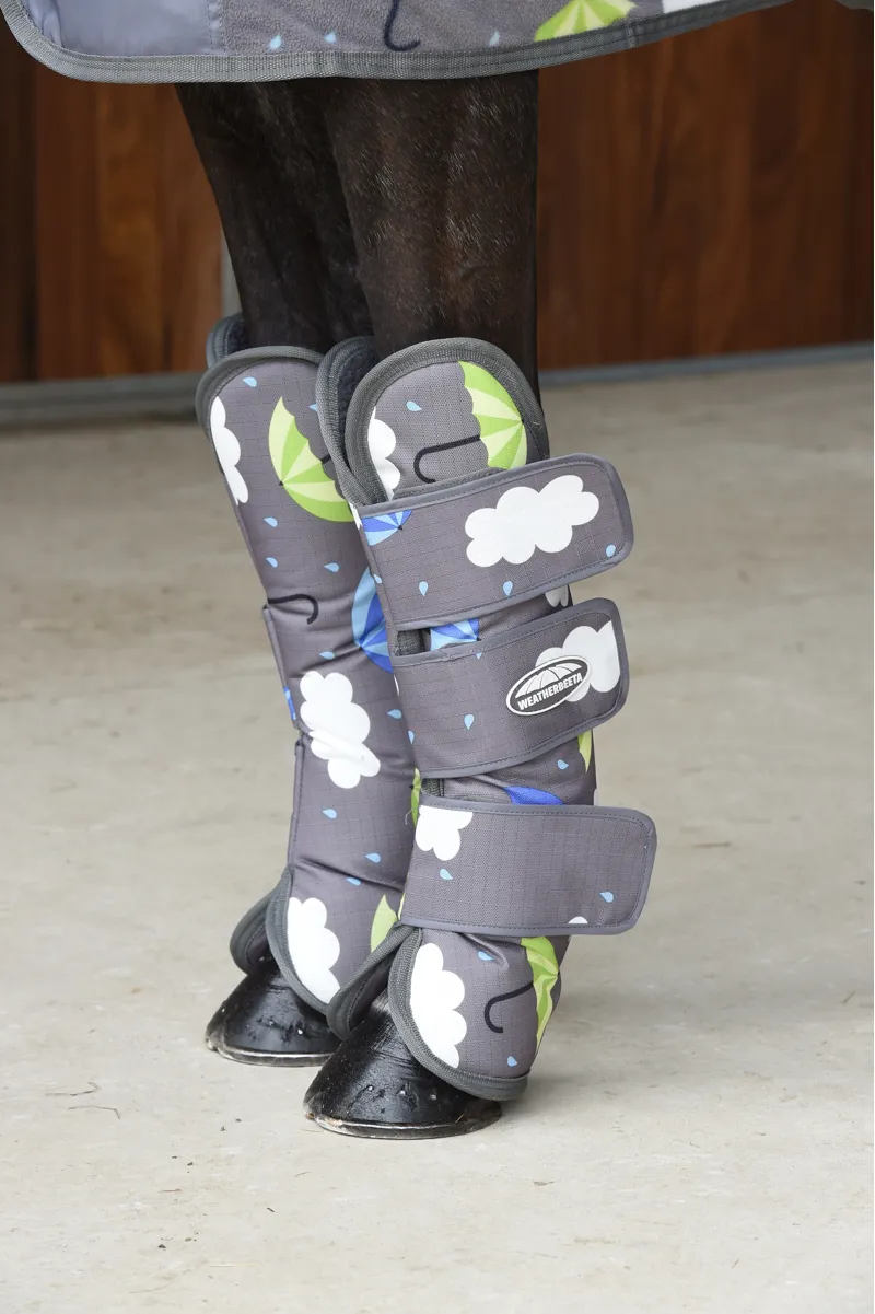 WeatherBeeta 1200d Wide Tab Long Travel Boots - Umbrella Print-4