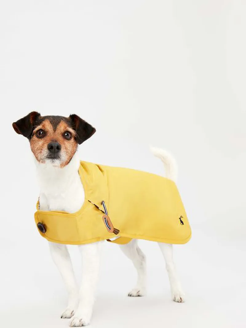 Joules Water Resistant Dog Coat - Mustard