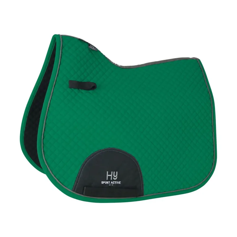 Hy Sport Active GP Saddle Pad - Emerald Green