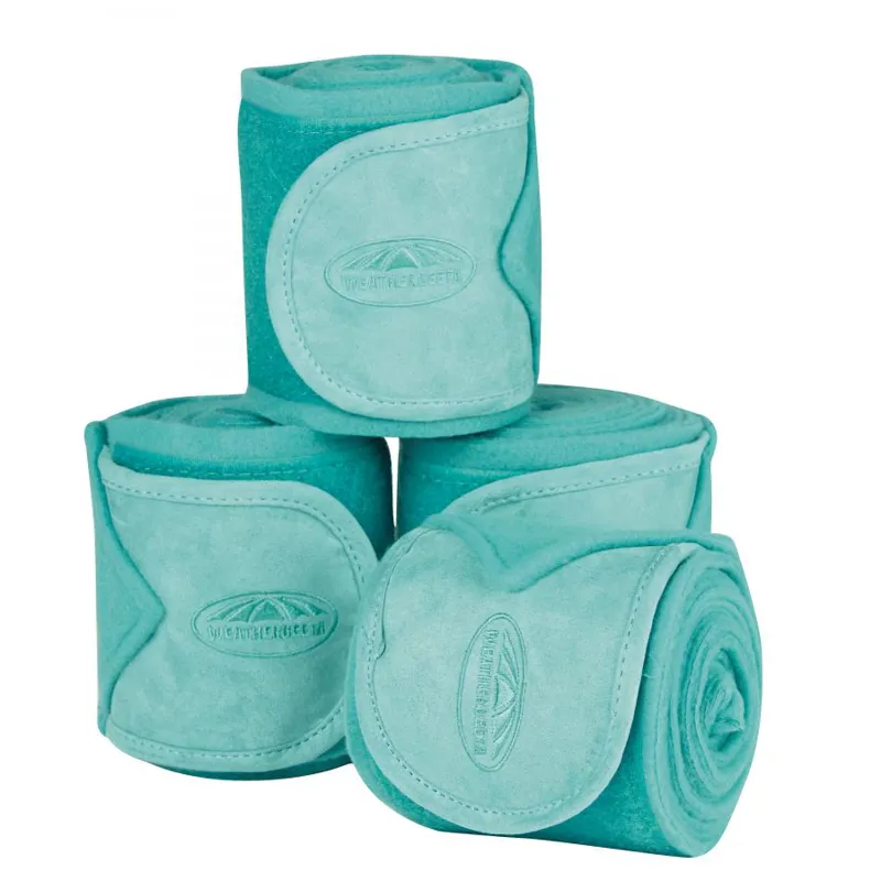 WeatherBeeta Prime Fleece Bandage - 4 Pack - Turquoise