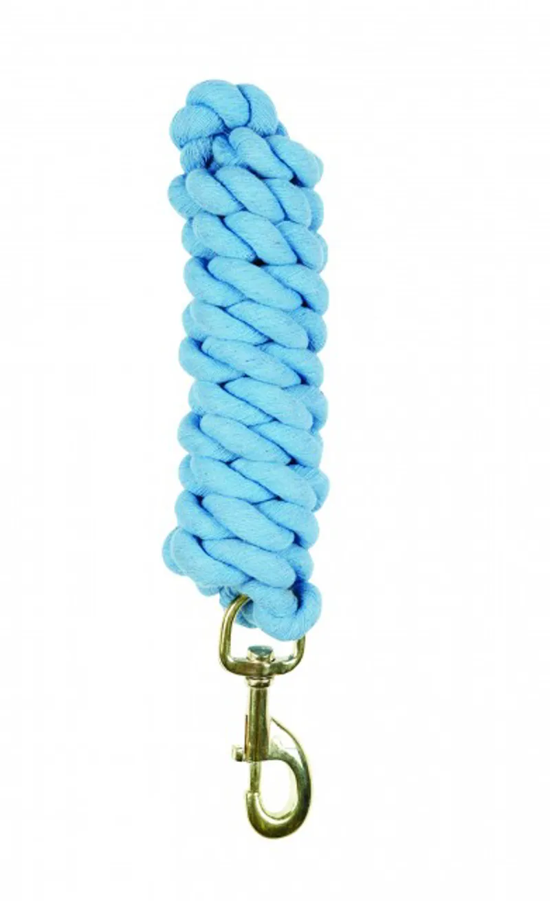 Roma Cotton Brass Snap Lead - Light Blue