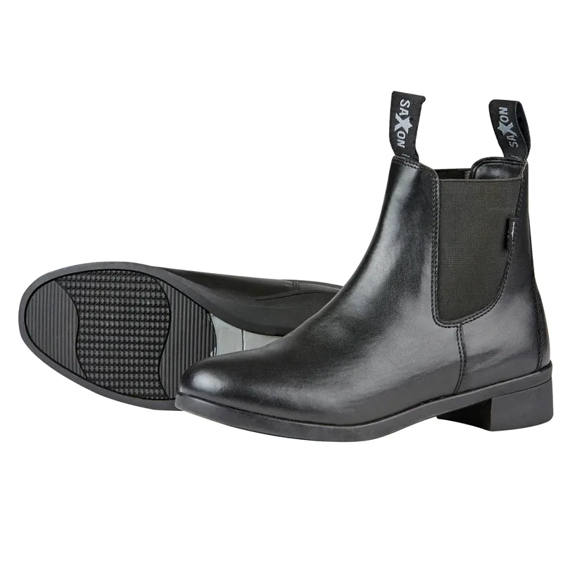 Saxon Syntovia Jodhpur Boots - Black