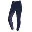 Saxon Warm Up Cotton Euro Seat Child's Jodhpurs - Navy/Navy Spot