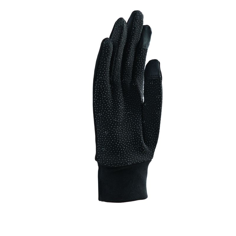 Shires Aubrion Children's Patterson Thermo Riding Gloves - Black-1