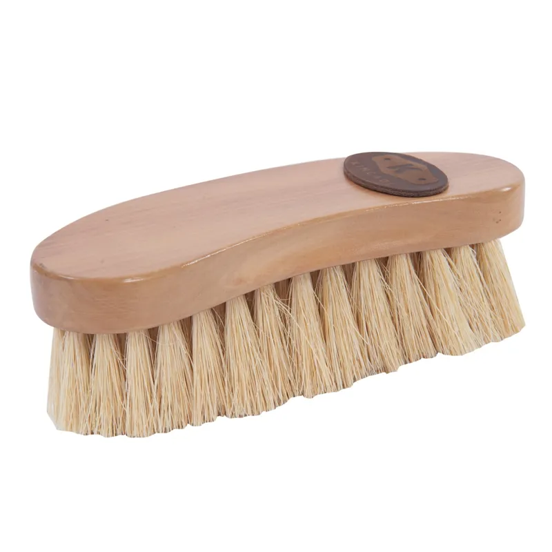 Kincade Wooden Deluxe Banana Shaped Dandy Brush - Natural