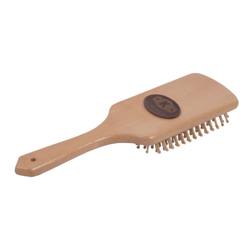 Kincade Wooden Mane and Tail Brush - Natural