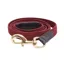 Kincade Leather Web Lead - Burgundy/Brown