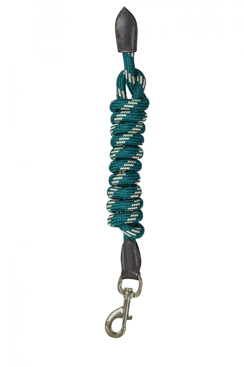 Kincade Leather Rope Lead - Hunter Green/Brown