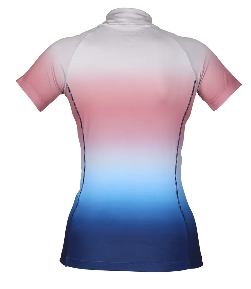 Shires Aubrion Highgate Childrens Short Sleeve Base Layer - Ombre-1