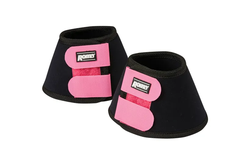 Roma Neoprene Bell Boots II - Black/Fuchsia