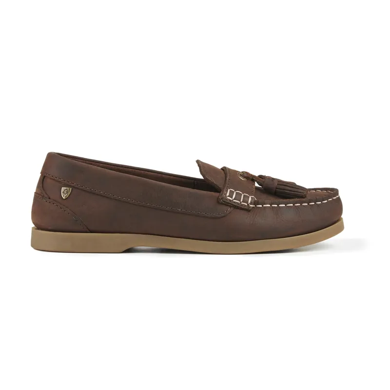 Shires Moretta Ladies Alita Loafers - Brown-2