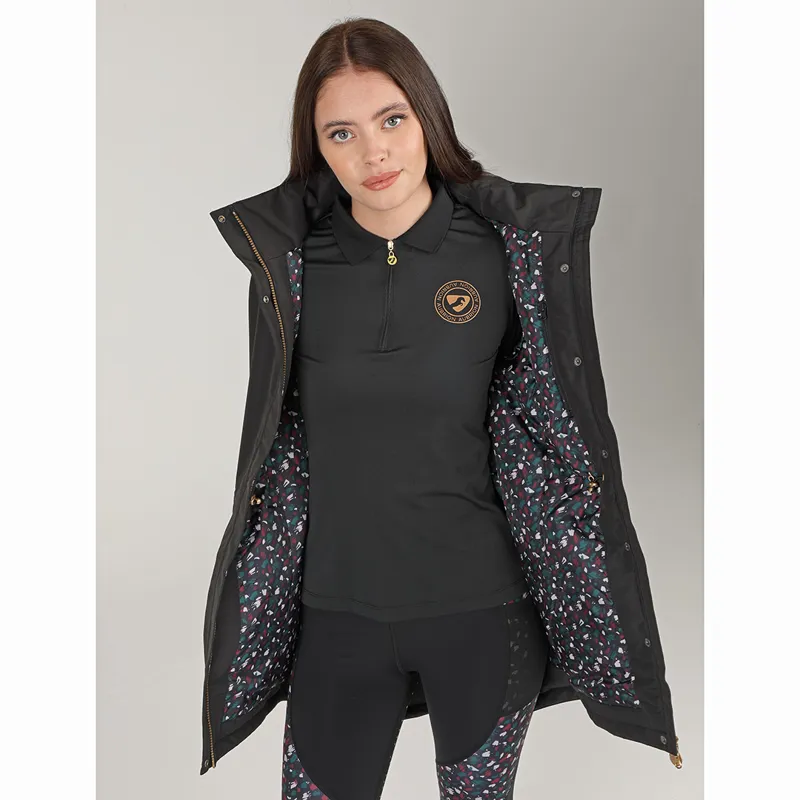 Shires Aubrion Woodford Ladies Waterproof Coat - Charcoal-1