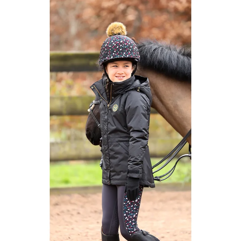 Shires Aubrion Woodford Children's Coat - Charcoal-3