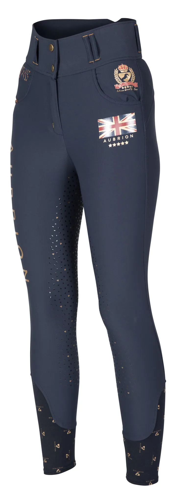 Shires Aubrion Team Breeches - Navy
