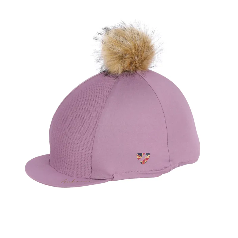 Shires Aubrion Team Hat Cover - Mauve-1
