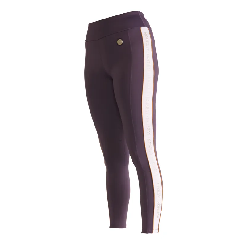 Shires Aubrion Team Shield Ladies Riding Tights - Grey-2
