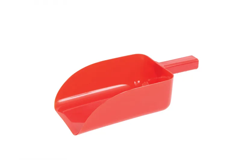 Roma Plastic Feed Scoop - Red